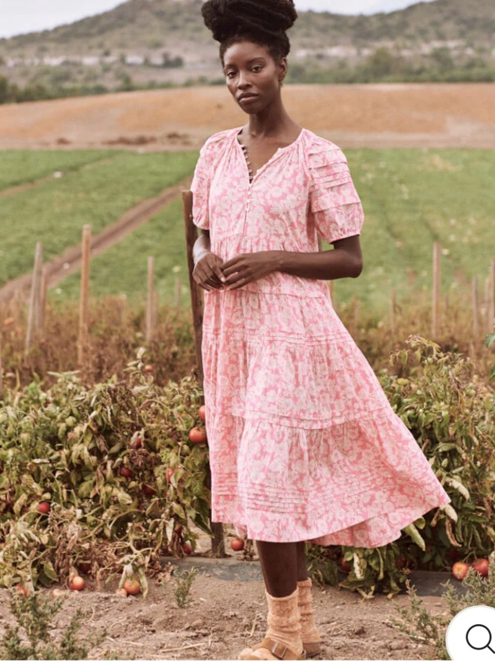 THE GREAT. The Pleated Ravine Dress
